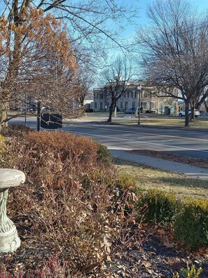 View of Hyde Museum across the street