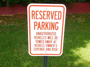 Free Reserved parking 