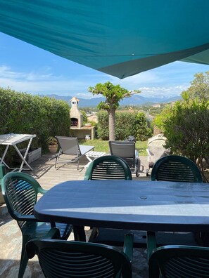 terrasse abritée