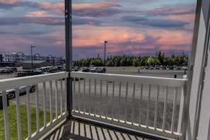 Enjoy the brand new 7'x7' galvanized steel deck!