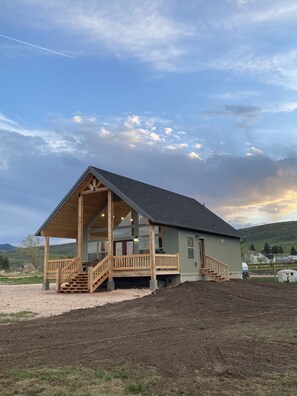 Front and North side of cabin