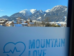 Blick von der Unterkunft