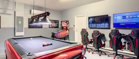 Air Conditioned Game Room Billiard Table