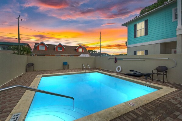 Take a refreshing dip under the stars!