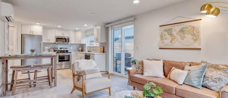 Main Floor - Kitchen, Living Room, and Dining Area