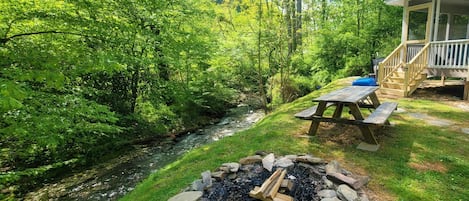 Creekside firepit