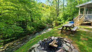 Creekside firepit