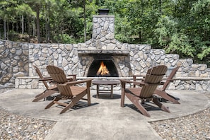 Wood Burning Fireplace