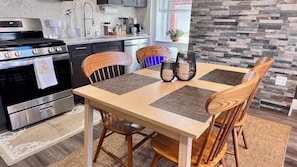 Full Kitchen W/Dishwasher, Toaster, Coffee maker, WaterBoiler, WaterFilter, Pots