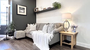 Modern Living Room With Comfortable Sofa