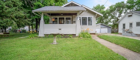 Charming 1920 bungalow on a large corner lot with ample driveway and parking