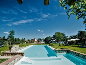 Ciel, Plante, Nuage, Propriété, Jour, Vert, Lumière, La Nature, Piscine, Bleu Azur