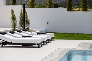 Featuring Premium sun loungers. 