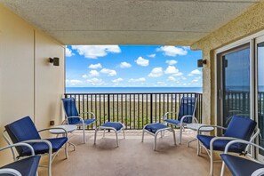 Plenty of Seating on Your Private Balcony