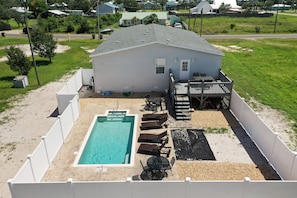 Fenced Backyard with Private Pool