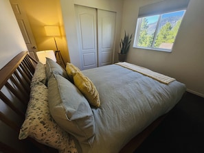 Gorgeous views from the upstairs mountain side bedroom.