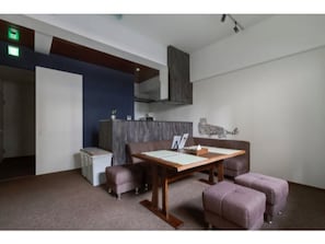 Kitchen seen from the living room