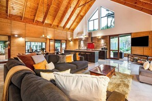 Enjoy cosy nights by the fire, streaming your favourite films on the Smart TV or simply watching the trees sway outside.