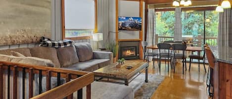 This lovely home in the heart of Breck boasts an open-concept layout with a classic cabin ambiance ideal for your mountain getaway.