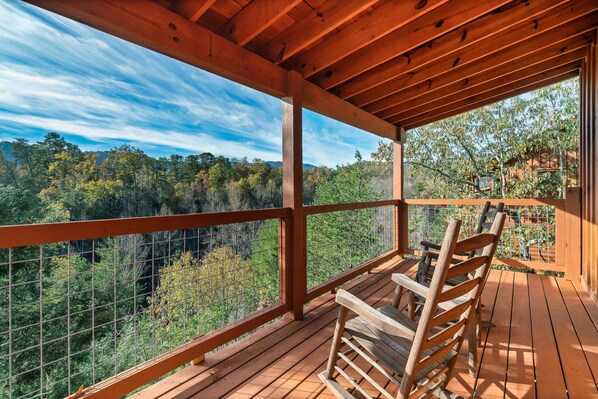 Take in the stunning views from the private deck—your peaceful retreat with nature at your doorstep.
