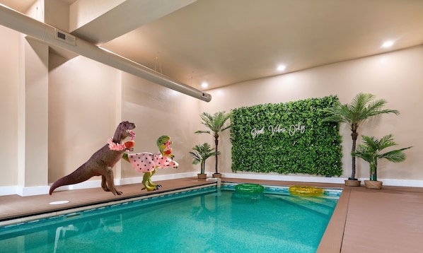 Relax and unwind in your own private indoor heated pool—where tranquility meets comfort, no matter the season.