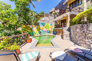 Pool and Patio with Mural (Painted 2023)