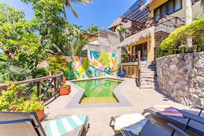 Pool and Patio with Mural (Painted 2023)