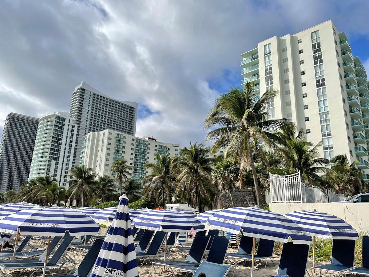 THE TIDES-GREAT APARTMENT ON THE BEACH! POOL, GYM, WiFi, PARKING – 1BED 1BATH