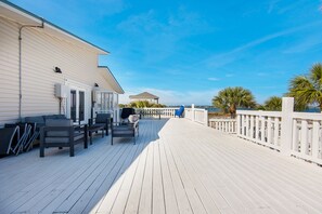 Soak up the sun on the balcony