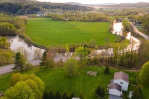 Lamoille River - house bottom right