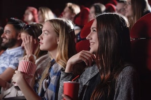 HBO Max-Hulu-Disney + Included for FREE with your stay. Enjoy your favorite programs in our 3 row theater with Sonos Surround Audio and a Popcorn maker!
