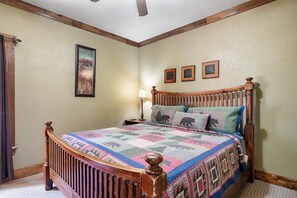 Where comfort meets tranquility. This bedroom, featuring a soft bed and fresh linens, invites you to unwind and escape the day's hustle.