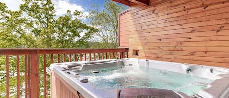 There are not many better places to take in the nature around you than our all-season hot tub.  Enjoy a soak and the peaceful surroundings at one of the most beautiful spots in the country!