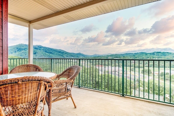 Take in the beautiful mountain views of our Big Bear Condo.