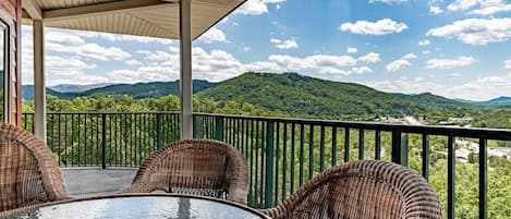 Our condo walks right out into the mountains - take in the stunning views of the Great Smoky Mountains as you enjoy your morning coffee - one of the best spots in the world!