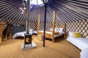 Kestrel Yurt, Yorkshire; Spacious family glamping