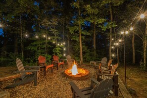 Grab your family and have a fun evening in front of your outside fire pit.