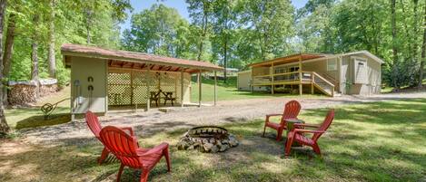 Hayesville Vacation Rental | 3BR | 2BA | 1,461 Sq Ft | Access Only By Stairs
