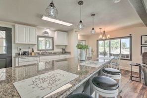 Kitchen | Fully Equipped | Single-Story Home | Community Amenities
