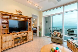 There's no better way to wind down after a sun-filled day on the sand than a movie night with your travel companions. Enjoy cable, internet TV or a DVD together while you're here.