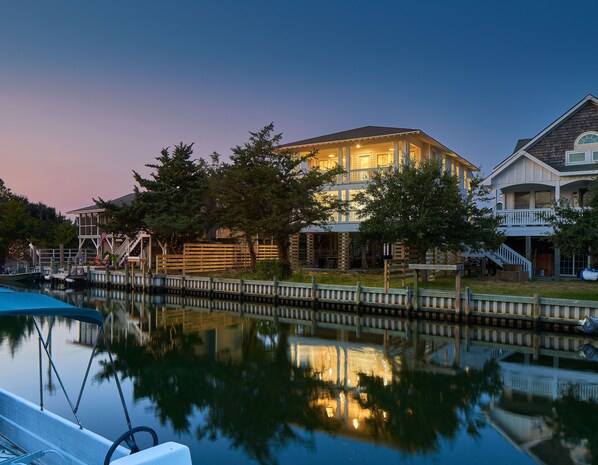 Island House at Sunset