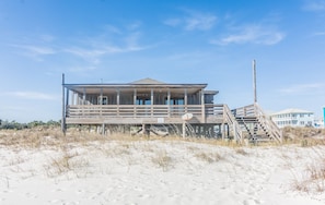 Nestled in the dunes House of Joy is one of the most private beach houses around