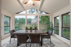 Dining area with open space