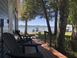 View of lake from front deck