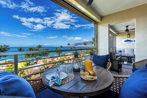 Northwest view of South Kihei Road from your South lanai
