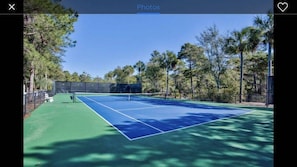 Tennis courts for Gulf Place guests