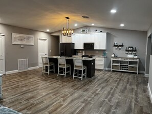 Kitchen with all new cabinets and appliances!
