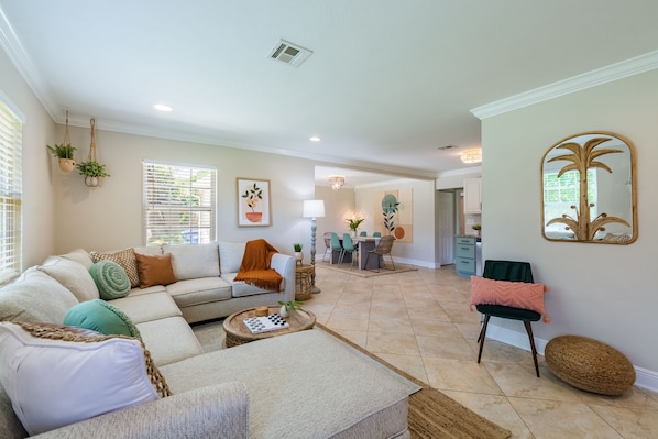 Light and bright and coastal inspired