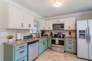 Well equipped kitchen with all the essentials
