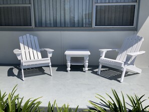 You can relax on the front verandah
